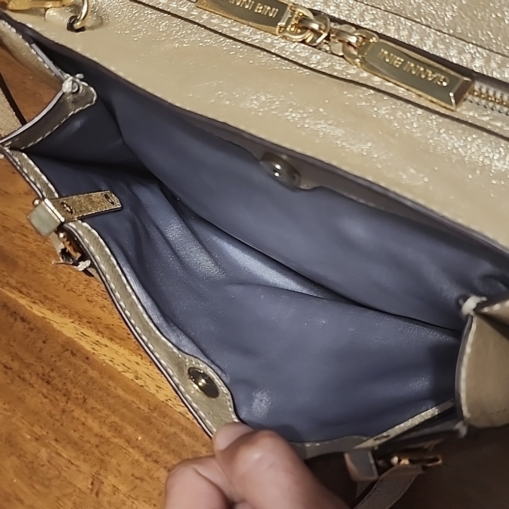 Gianni Bini Metallic Gold Satchel - Picture 13 of 16